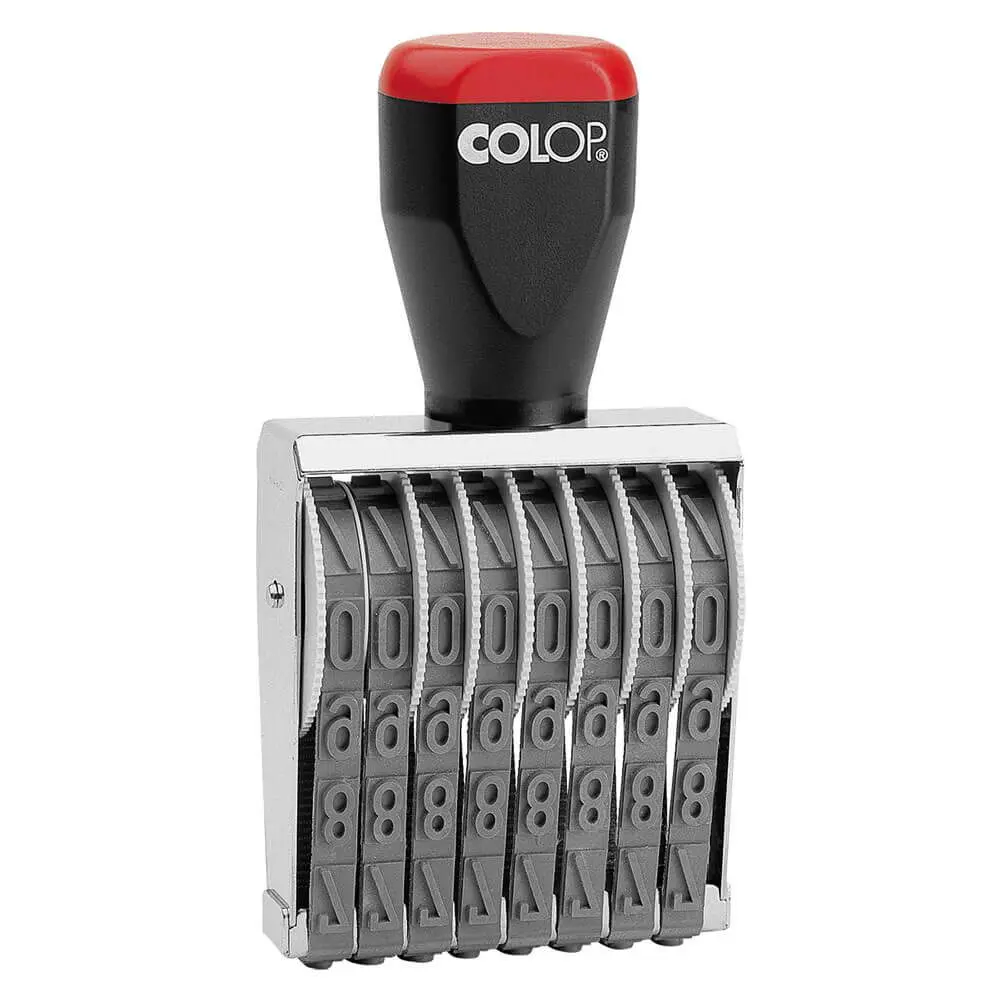 Numărător Manual, 8 cifre, 9mm, 09008