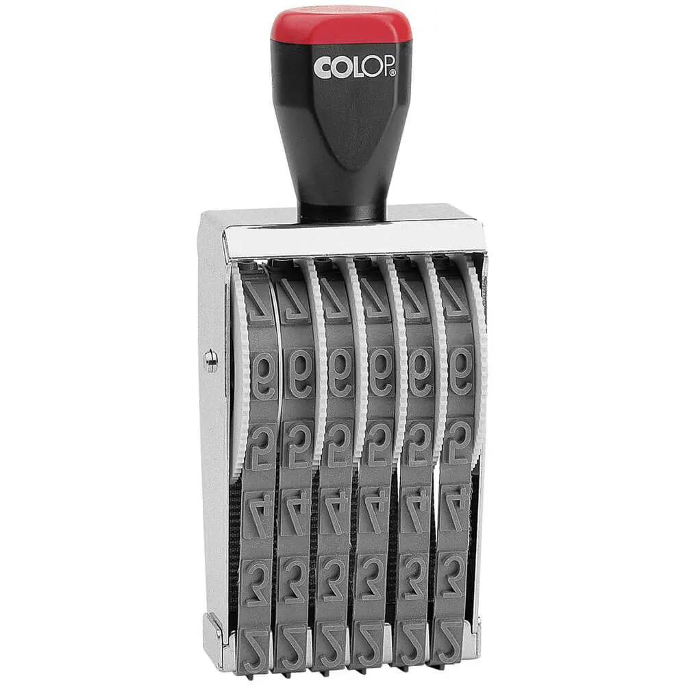 Numărător Manual, 6 cifre, 12mm, 12006