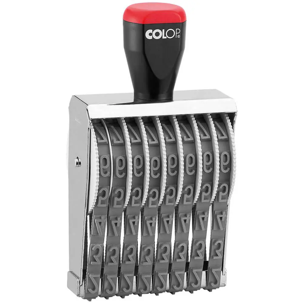 Numărător Manual, 8 cifre, 12mm, 12008