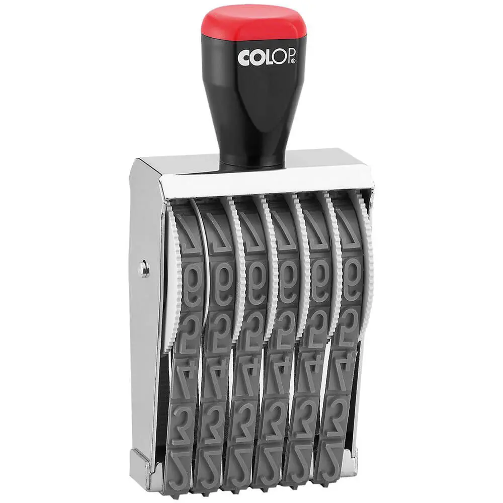 Numărător Manual, 6 cifre, 15mm, 15006