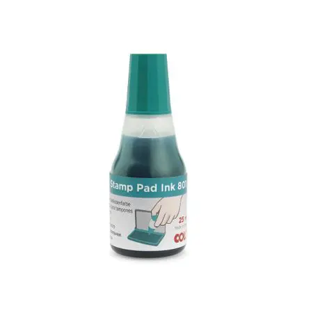 Tuș 801-Premium, VERDE, 25 ml, COLOP